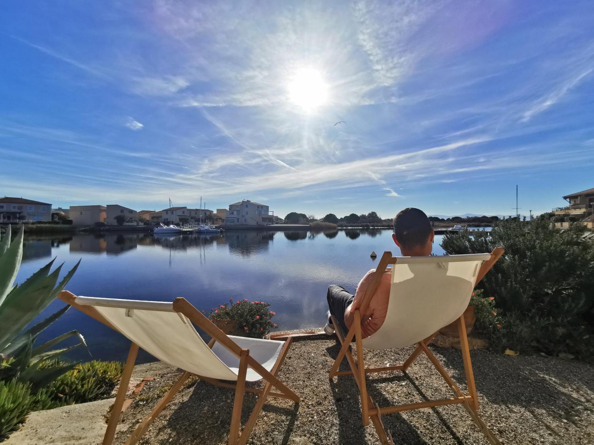Appartement Coup De Coeur Les Pieds Dans L'Eau Le Barcarès Exteriör bild